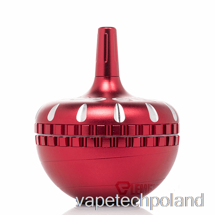 Vape Pod Cheech Glass 4-częściowy Młynek Obrotowy Czerwony